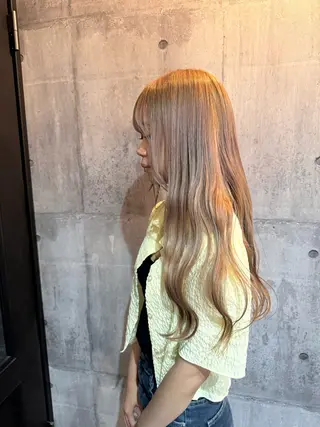 ロング カラー 🏆美髪矯正/ハイト ーン🪽erinaのヘアスタイル