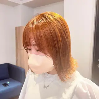 ショート カラー ヘアアレンジ ‎🤍透明感カラー︎ ‎🤍YUURI🤍のヘアスタイル