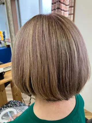 ミディアム 髪質改善 LIME 長野駅のヘアスタイル