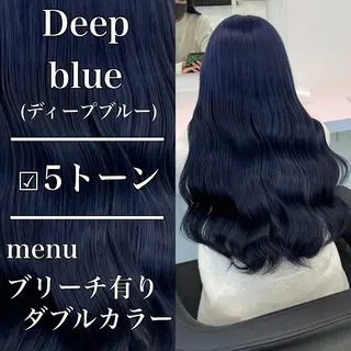 セミロング カラー レイヤー×透明感カラ ーHAYATOのヘアスタイル