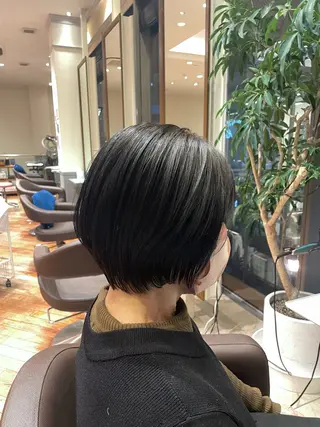 ショート 大阪梅田/ショート ボブ/イナバリヤトのヘアスタイル