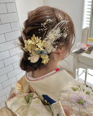 ミディアム カラー パーマ ヘアアレンジ メンズ キッズ ネイル マツエク・マツパ 🫧垢抜けヘア🫧 SHIORIのヘアスタイル