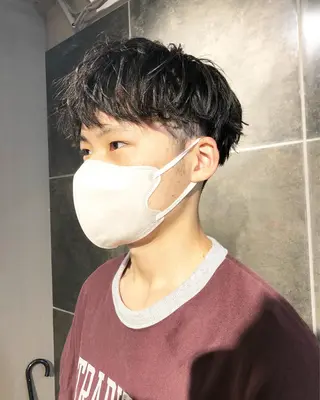 パーマ ヘアアレンジ メンズ メンズ特化✂️栗原 侑也のヘアスタイル