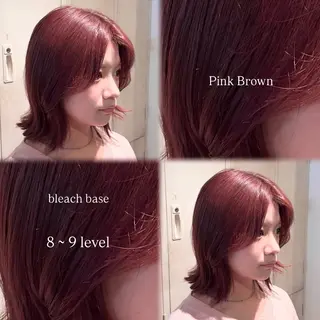 ショート 艶カラー🫧/韓国 レイヤー/愛珠🎀のヘアスタイル