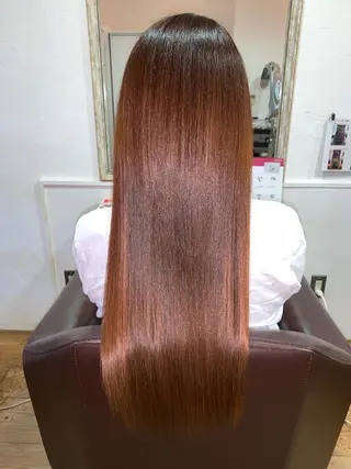 ロング 髪質改善エイジングケ ア専門美容室チアフルのヘアスタイル