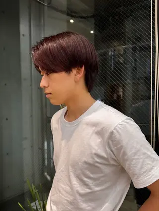 カラー メンズ sora/ハイトーン /透明感カラー🫧のヘアスタイル