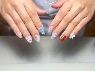 ネイル 長さだし専門 Moominのネイルデザイン