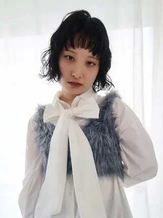 ショート パーマ ito suzuco @suc__asのヘアスタイル