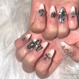 ロング LaLa Peach 崎原のネイルデザイン