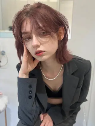 ショート ウルフ/顔まわり ♡めいのヘアスタイル