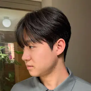 メンズ センターパート特化/ メンズカット/ヒロキのヘアスタイル