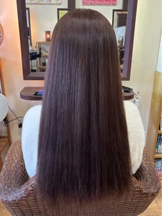 ロング カラー yuzuki 【北谷】のヘアスタイル