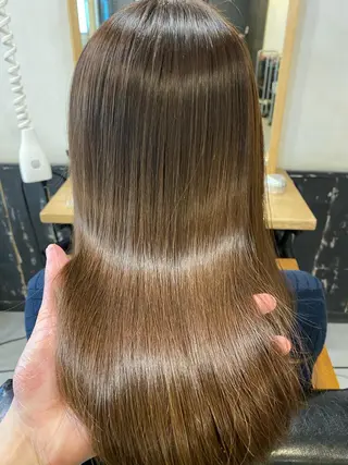 ロング カラー ヘアアレンジ 髪質改善✨ 小田拓弥のヘアスタイル