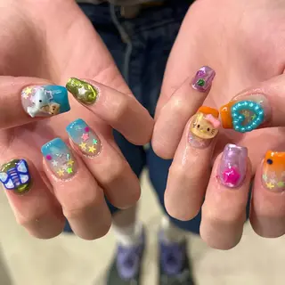 ネイル シェリーラメール akiraのネイルデザイン