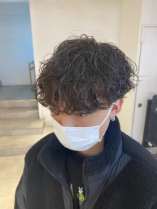 パーマ メンズ 新宿【メンズパーマ】 塩澤太一のヘアスタイル