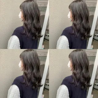 ロング カラー パーマ 艶髪・酸性ストレート フリツのヘアスタイル