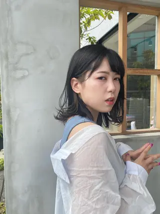 ミディアム Truth上谷綾子/ 名古屋市北区/黒川駅のヘアスタイル