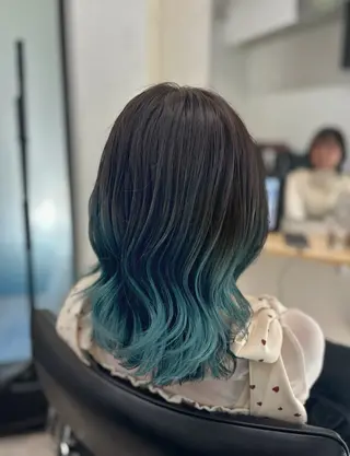 ミディアム カラー 小顔似合わせカット ┊︎*AYANO*のヘアスタイル