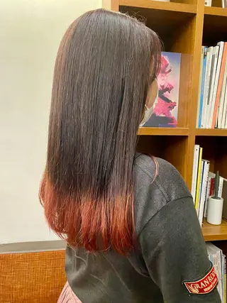 セミロング カラー 似合わせレイヤー/ ニュアンスパーマ高倉のヘアスタイル