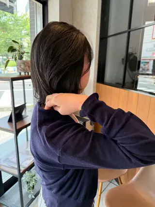 ミディアム yuuri🎀/大宮 /韓国ヘア/レイヤーのヘアスタイル