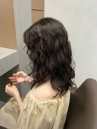 ロング パーマ ロングパーマ木村 ボブパーマのヘアスタイル