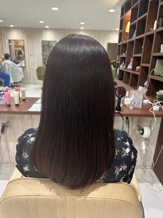 セミロング カラー ヘアアレンジ 森田 美帆のヘアスタイル