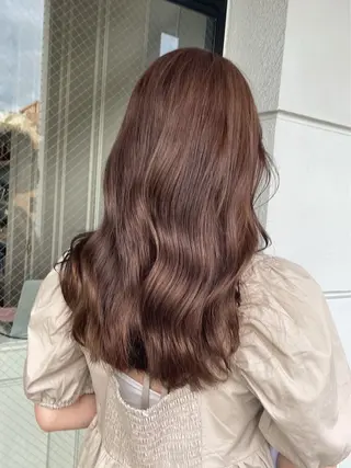 ミディアム カラー 🫧✨️‪榎宮秀 透明感 ハイトーンのヘアスタイル