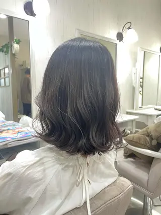 ミディアム ネモトメイナ🌿 今月末で退職しますのヘアスタイル