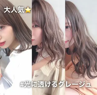 セミロング 具志 正太のヘアスタイル