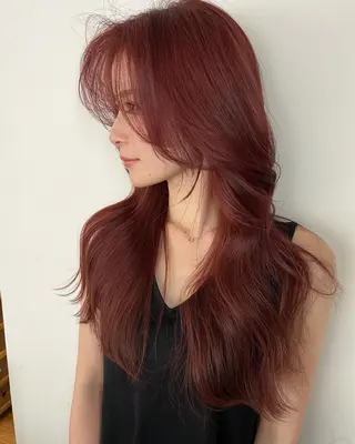 ロング 🇨🇳ワンホンヘア 下田鉄也のヘアスタイル