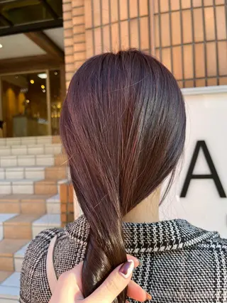 ロング ハイトーン/レイヤー 💜Akaneのヘアスタイル
