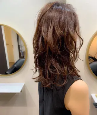 ミディアム カラー tender hair salonのヘアスタイル