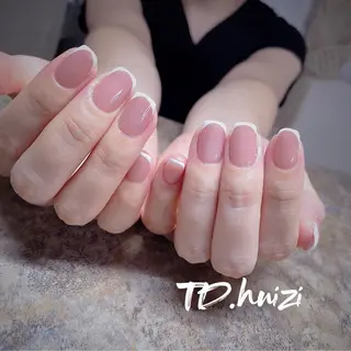 ショート めぐみのネイルサロン スタッフ練習のネイルデザイン