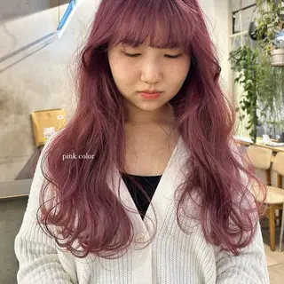 ロング カラー じゅわっと暖色カラー 🍊Moemiのヘアスタイル