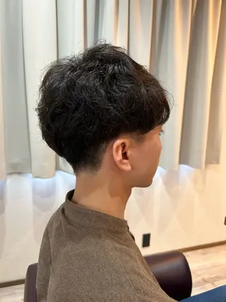 パーマ メンズ 奈良 優輝のヘアスタイル