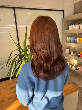 ロング カラー 蓮田 好良のヘアスタイル