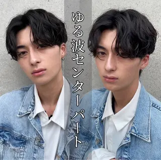 ショート カラー パーマ ヘアアレンジ メンズ 亀井隆汰/メンズ専門 パーマ特化美容師のヘアスタイル