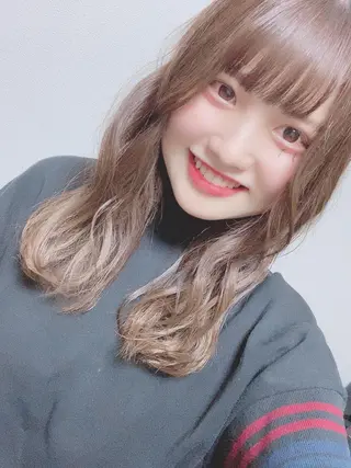 セミロング ヘアアレンジ くりしょー/前髪/ /レイヤーカット/のヘアスタイル