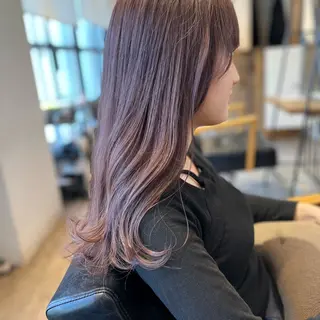 セミロング 🌻韓国風ヘア🌻 ✨🌷ナナコ🌷のヘアスタイル