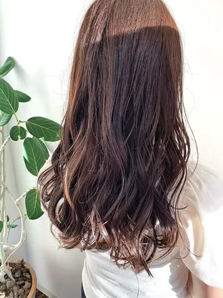 ロング カラー 山本 純大のヘアスタイル