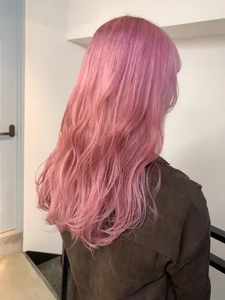 ロング カラー leben serikaのヘアスタイル