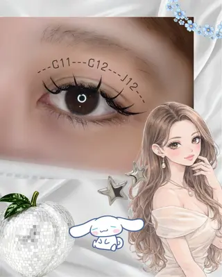 マツエク・マツパ 黒川 祐衣のマツエク・マツパデザイン