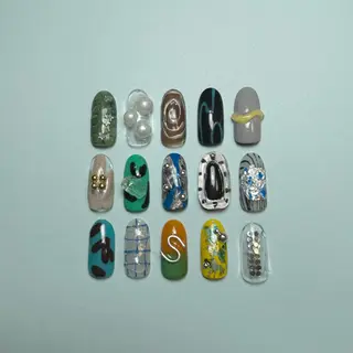 ネイル 春日井Dahlia Beauty中川のネイルデザイン