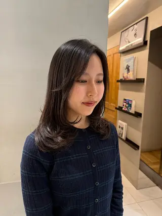 ロング カラー ヘアアレンジ 艶髪/ロングモデル 募集🫧terukaのヘアスタイル