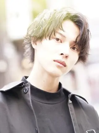 ミディアム パーマ メンズ メンズ特化/縮毛矯正 /パーマ　吉田　颯人のヘアスタイル