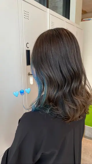 セミロング カラー オスズ 🎀´-のヘアスタイル
