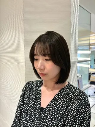 ショート 韓国レイヤー🪽 耳ツボジュエリーのヘアスタイル