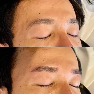 アイブロウ メンズカット動画 格好良くします佐藤のヘアスタイル