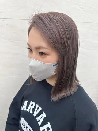 ミディアム カラー ヘアアレンジ モテ髪💛美髪矯正 ✨艶髪特化🫧山根のヘアスタイル