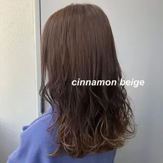 ミディアム カラー レイヤーカット 韓国ヘアayameのヘアスタイル